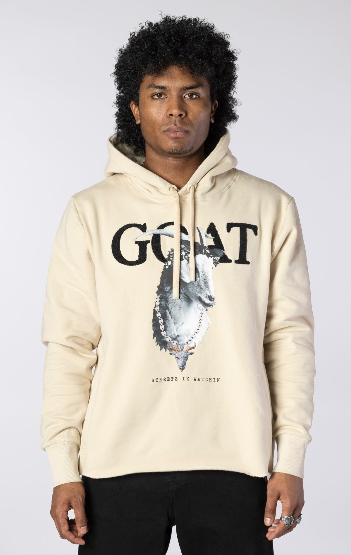 Goat Cropped Hoodie